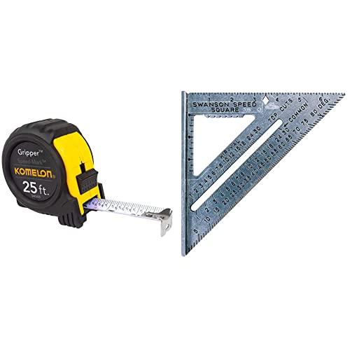 Cinta métrica Komelon 25 ft con regla Swanson miniatura 1