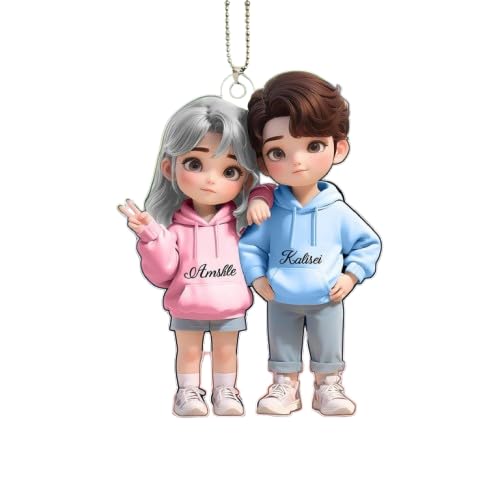 Cute Couple Car Ornament