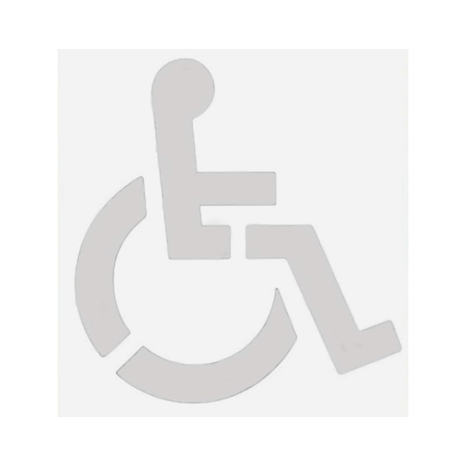 Kalttoy Multicolor Handicap Stencil Silicone Parking Lots Stencil Flexible Garage Marker Folding Handicapped Parking Stencils Handicap Marker Symbol Template