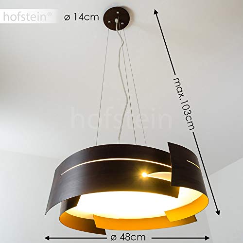 Lampadario nero „Novara“: Lampadario a LED per il