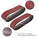Aluminum Oxide Sanding Belts,4-Inch x 36-Inch 80/120/150/240/400 Assorted Grits (10 Pack)