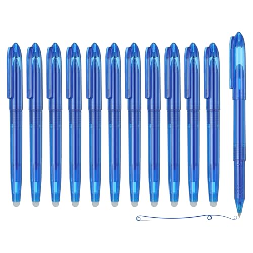Stylos gel effaçables de précision PATIKIL bleu 0.5mm pour écriture