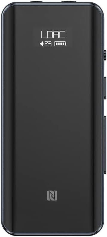 FiiO BTR5-384K/32Bit Native DSD256 Hi-Res CSR8675 Bluetooth5.0 Receiver/USB DAC/DSD Headphone Amp with LDAC, aptX HD, (3.5mm Unbalanced&2.5mm Balanced Output, Titanium)