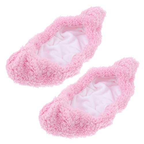 BESTonZON Elastic Plush Ice Skating Cover for Hockey Skates Skate Guards Pink XL Protection for Figure Skates Present for Skating Enthusiasts