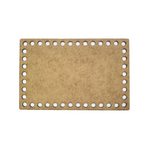 Kit Bases Para Cesto Crochê Diversos Tamanhos 14 Peças MDF