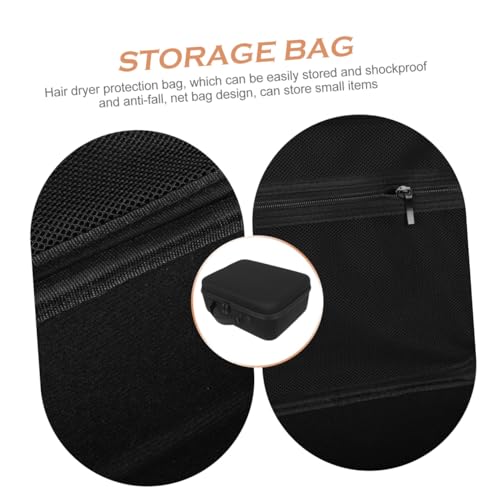 Étui en EVA pour sèche-cheveux Healeved : boîte de rangement portable noire pour voyage