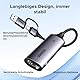 UGREEN Video Capture Card, USB 3.0 HDMI auf USB C/A Videoaufnahmekarte, 4K Eingang und 2K30Hz Capture, hdmi Grabber kompatibel mit Switch PS5 Xbox TV Stick Camera Laptop iPad Mac Handy Mac mini 4