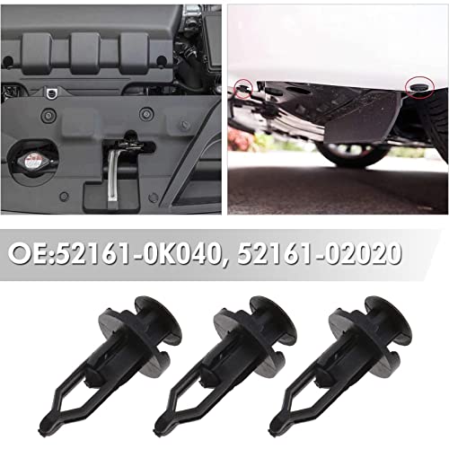 30 clip per paraurti per auto, fodera per arco