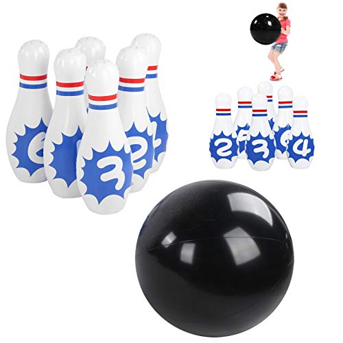 MOH Bowling-Set SL001‑39 Indoor-/Outdoor-Spiele Aufblasbares Bowling-Set für Kinder Erwachsene Lernspielzeug – Bild 4