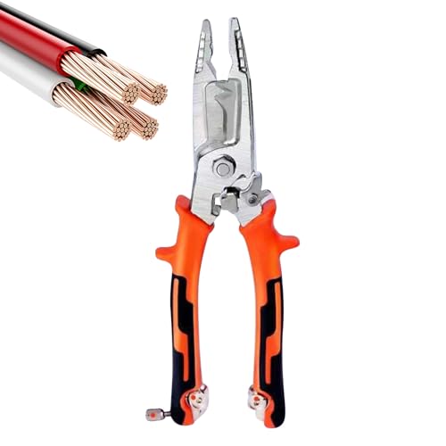 Elektrisk Trådavläggare,Robust Precision 10 I 1 Tång - Tång Trådskärare Och Trådavläggare - För Elinstallatörer Hemimprojekt Fordonsskötsel