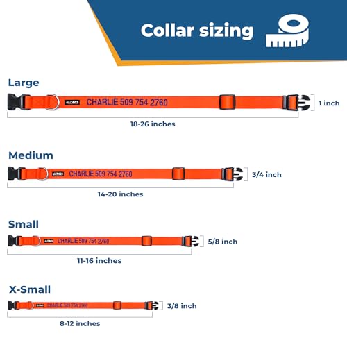 Gotags ADJ_BLACK_SMALL Personalized Dog Collar thumb #6