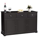 Giantex Sideboard Buffet Server Storage Cabinet Console Table Home Kitchen Dining Room Furniture...