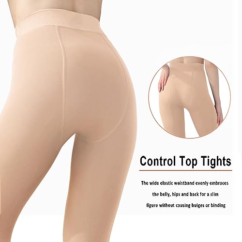 G&Y Fleece Lined Tights for Women -200D Therma Leggings Opaque Warm Winter Pantyhose4