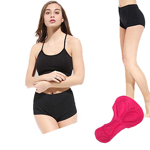 Caleçon de cyclisme Pro Team Ciclismo rembourré en gel 3D pour femme, Black, 3X-Large Cover