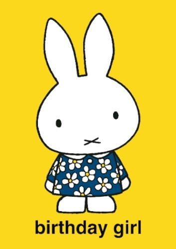 Miffy Birthday Girl Greeting Card