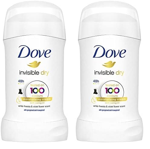DoveInvisible Dry Antiperspirant Stick 40 ml (Pack of 2)