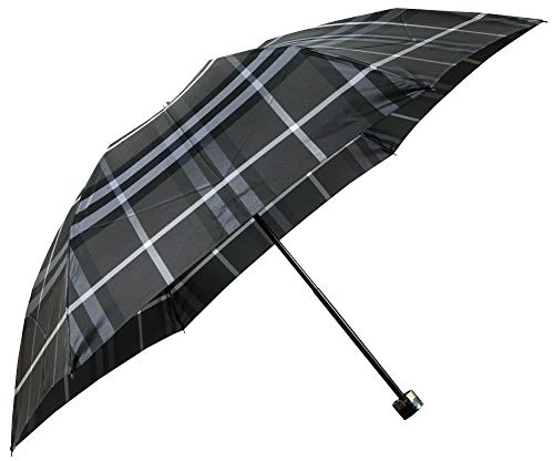 【BURBERRY】バーバリー 日本製 ノバチェック 婦人折りたたみ傘(雨傘) チャコール