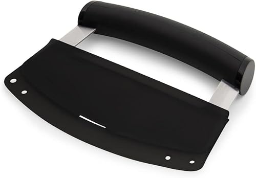 Miniatura 3 de KitchenAid Cuchillo Mezzaluna con hoja curvada de acero inoxidable con mango ergonómico, 6 pulgadas, color negro