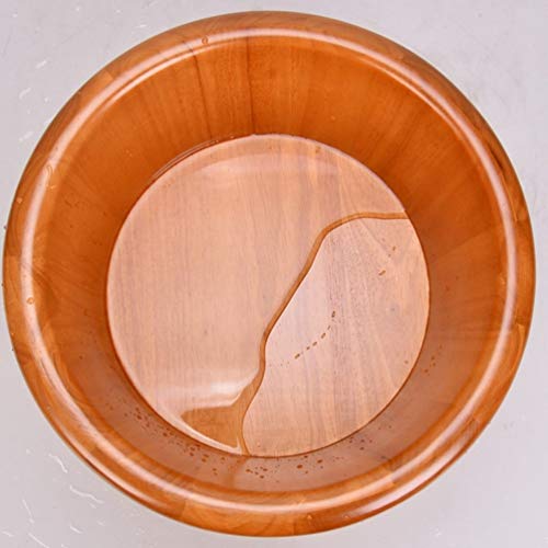 Cubo de madera para baño de pies y pedicura cómodo y práctico miniatura 7