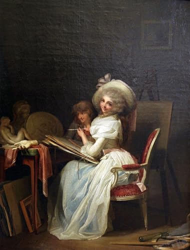 Portrait Louis Léopold Boilly grande affiche toile pour habiller un mur