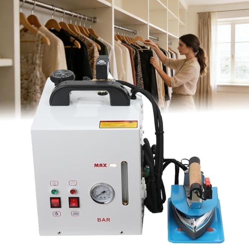 Image of 1600W Industrial Steam Ironing Station,900W Electric Iron Boiler Steamer,Garment For Clothes For Clothing Stores,Dry Cleaners,Laundry Tailor Studios