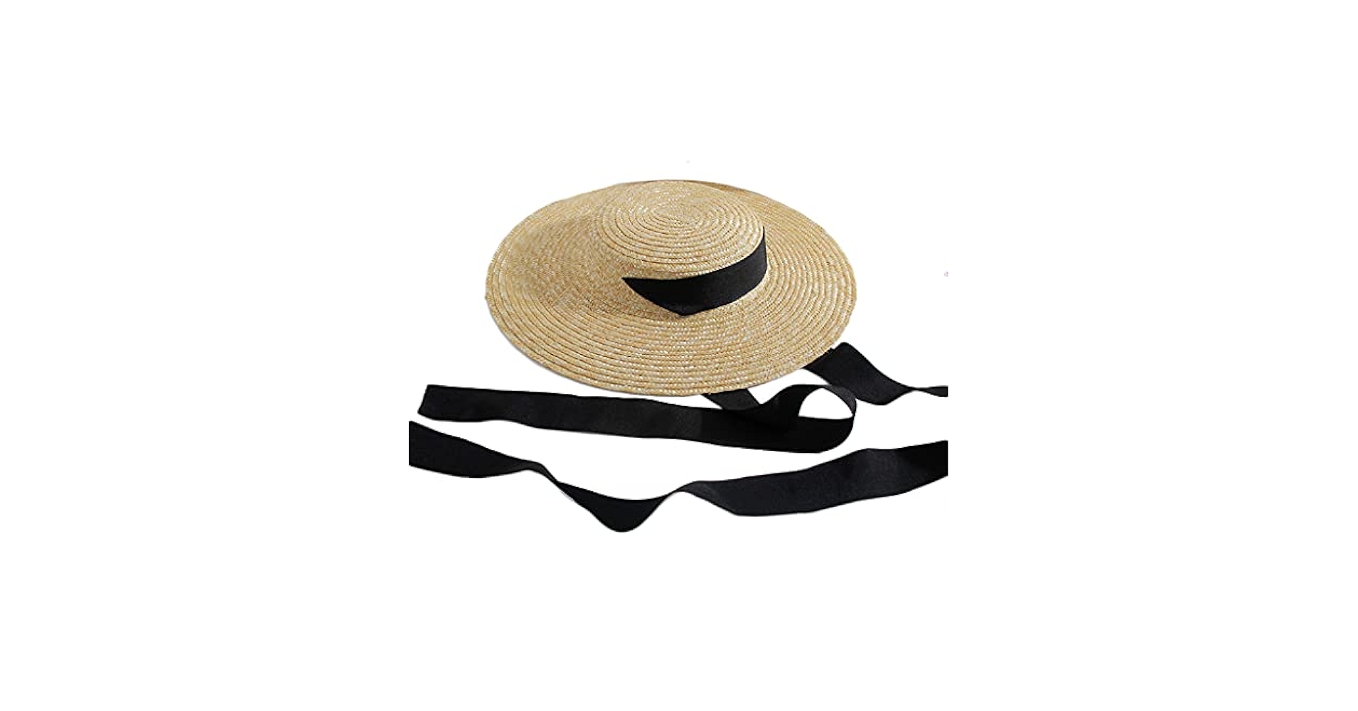 Amazon.com: SZYDD Large brim flat top straw hat women's