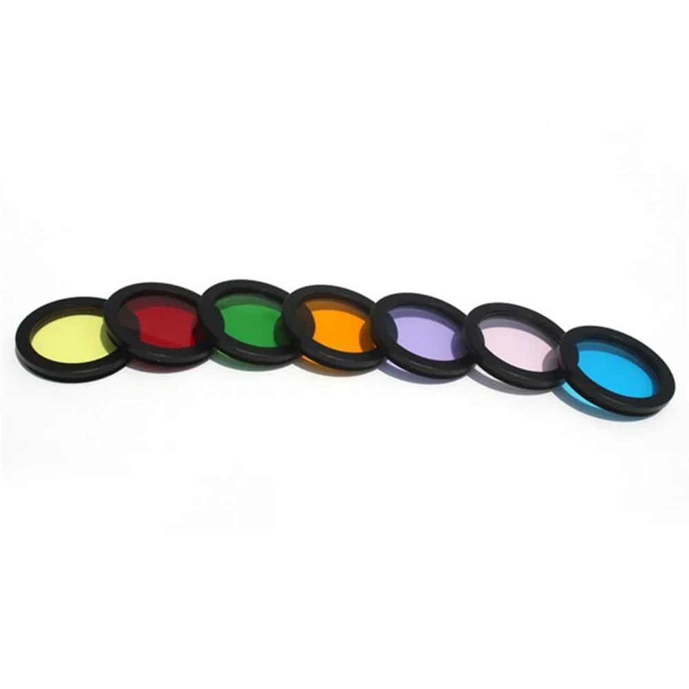 Pièces détachées pour télescope astronomique Lot de 7 télescopes optiques M48 x 0,75 mm avec lentille Couleur 2 Pouces