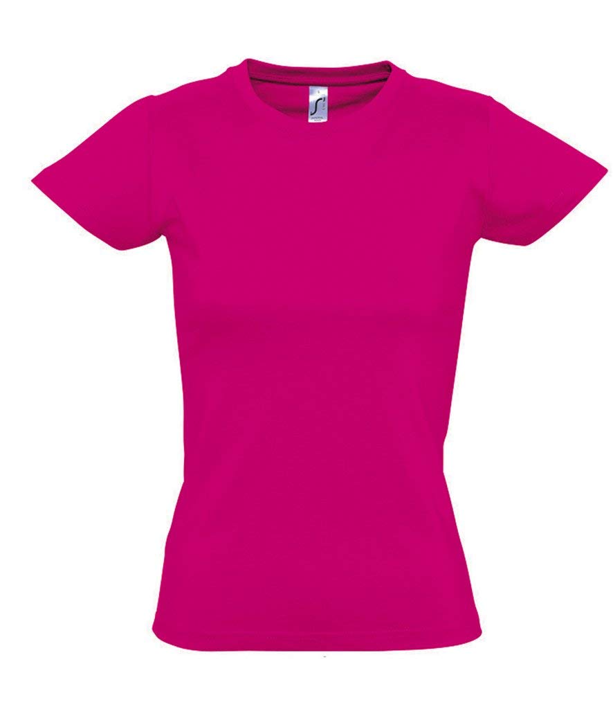 SOL'S Womens Imperial Heavy T-Shirt - Fuchsia - XXL