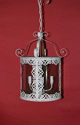 biscottini iat spa LAMPADARIO in Ferro BATTUTO Lampada Design da Esterno Esterni Lanterna LUME Parete