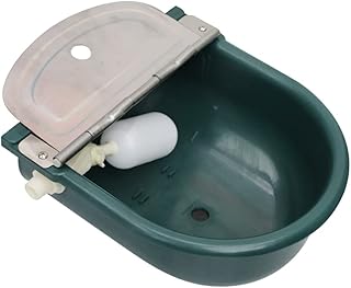 Automatic 1.2 Gallon Water Trough Cow Cattle Horse Water Bowls with Float ValveLivestock Tool Bowl for Cat Goat Sheep Dog ...