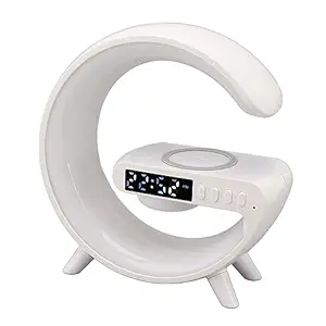 Mabron G-Shape RGB Light Bluetooth Speaker: The Smart Alarm Clock for Bedroom, Living Room, and Game Room