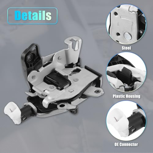 Image of uxcell Replacement Front Left Driver Side Power Door Lock Actuator Motor for Ford for Ranger 2005-2011 Door Latch Actuator Assembly Replace No.4L5Z1021813AA /8L5Z1021813A Silver Tone
