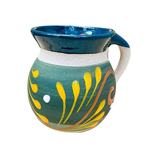 Juego de 4 Tazas de Barro Mexicanas Decoradas miniatura 5