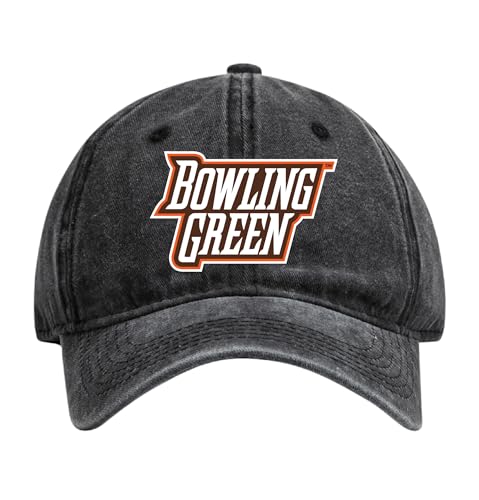 Bowling Green Falcons Officially Licensed Dad Hat - Unisex Baseball Cap Colorful Logo Black