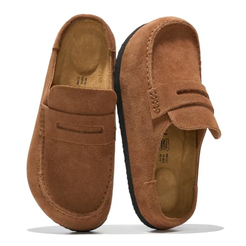 Image of Project Cloud 100% Genuine Leather Clogs for Women Footwear 2026 | Memory Foam Insole Womens Clogs; Non-Slip Outsole Mules for Women Footwear; Lightweight Women's Mules & Clogs Fall Shoes