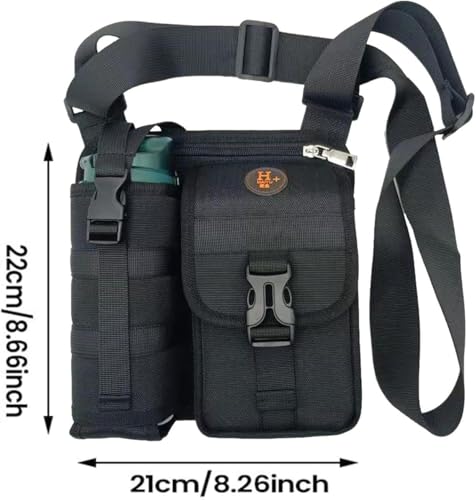 Image of Pekos Shoulder Bags with Water Bottle Holder | Crossbody Water Bottle Holder Pouch Bags, Sling Bag Crossbody Backpack | Hiking Daypack Shoulder Chest Bag for Hiking Walking Travel (1 Psc Multicolor)