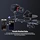 DF DIGITALFOTO Motorisierte 360°-Fotokabine, 2. Generation, Fotografie-Drehteller, Montage auf Stativ, Rotationsplattform für Schmuck-/Parfümfotografie, Bullet-Time, V360EVO