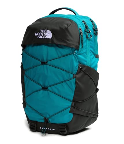Image of The North Face Borealis Commuter Laptop Backpack - Water Repellent, Laptop Sleeve, Large Main Compartment, Restorative Teal /TNF Black /Pacific Teal, One Size