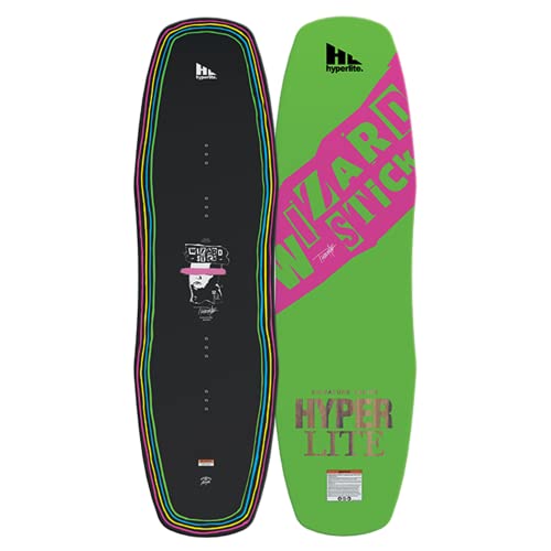 Hyperlite Wizardstick Mens Wakeboard Black/Green 157cm