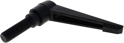 Miniatura 34 de Othmro 2 piezas de palanca de sujeción con rosca M8 Palanca de trinquete, aleación de aluminio ajustable con botón de bloqueo con perno roscado 2