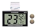 LXSZRPH Reptile Thermometer Hygrometer HD LCD Reptile Tank Digital Thermometer with Hook Temperature Humidity Meter Gauge for Reptile Tanks, Terrariums, Vivarium (1pack)