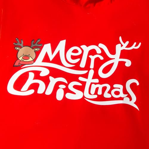 Image of Toddler Baby Boy Merry Christmas Deer Hoodie Sweatshirt Pants Sets