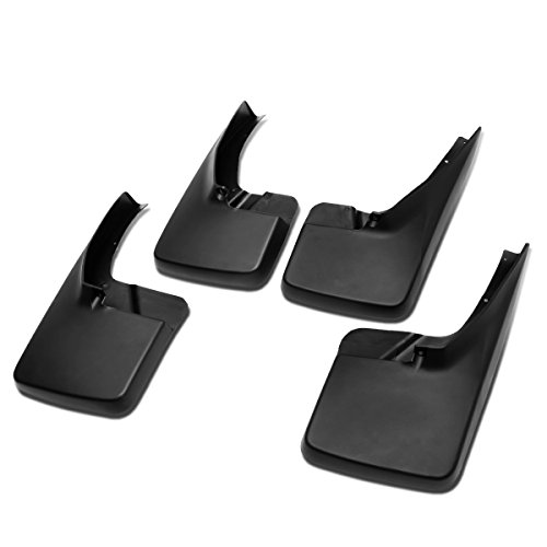 DNA Motoring WFMK-006 4Pcs Mud Guard Splash Flaps Kit [For 09-18 Dodge Ram],Black