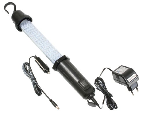 as - Schwabe Lampe LED rechargeable - 200 Lumens / 3 W - 60 LEDs - blanc froid 6400K - batterie NiMH 1800mAh - charge secteur + voiture - magnétique - lampe...