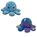 NAIHEN Peluche de Pulpo Reversible, Bonitos Juguetes de Peluche muñeco Vibrante de Doble Cara el Pulpo Reversible Original de Felpa Bonitos Juguetes de Peluche para Niños, Cumpleaños Navidad