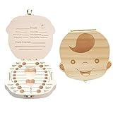 【Excelente Artesanía】: Troncos sanos y respetuosos con el medio ambiente, madera, aroma de madera duradero. Excelentes accesorios de hardware, gran artesanía, adecuado para el almacenamiento de dientes a largo plazo, protege y organiza los dientes de su bebé. Cada diente tiene un orificio correspondiente para el soporte y puede anotar ciertos datos para la caída de los dientes. Esto tiene mucho sentido y, a medida que crezca, este campo le dará a su familia un recuerdo maravilloso.