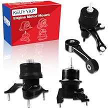 4Pcs Engine Motor Mount Compatible with Toyota Sienna V6 3.5L AWD 2011-2014 Transmission Mount Set, Replace A4288 A42017HY A62045 A62036HY, Black, CA-EM0530