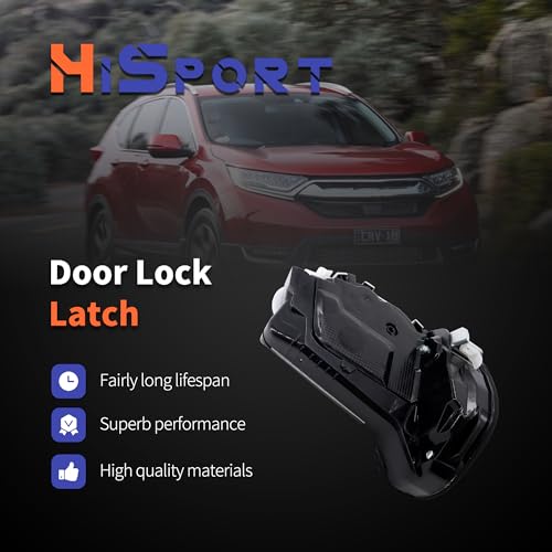 Image of HiSport 72610-T0A-H01 Door Lock Actuator Rear Passenger Side Compatible with Honda CR-V 2014-2016, FIt 2015-2016, 72221