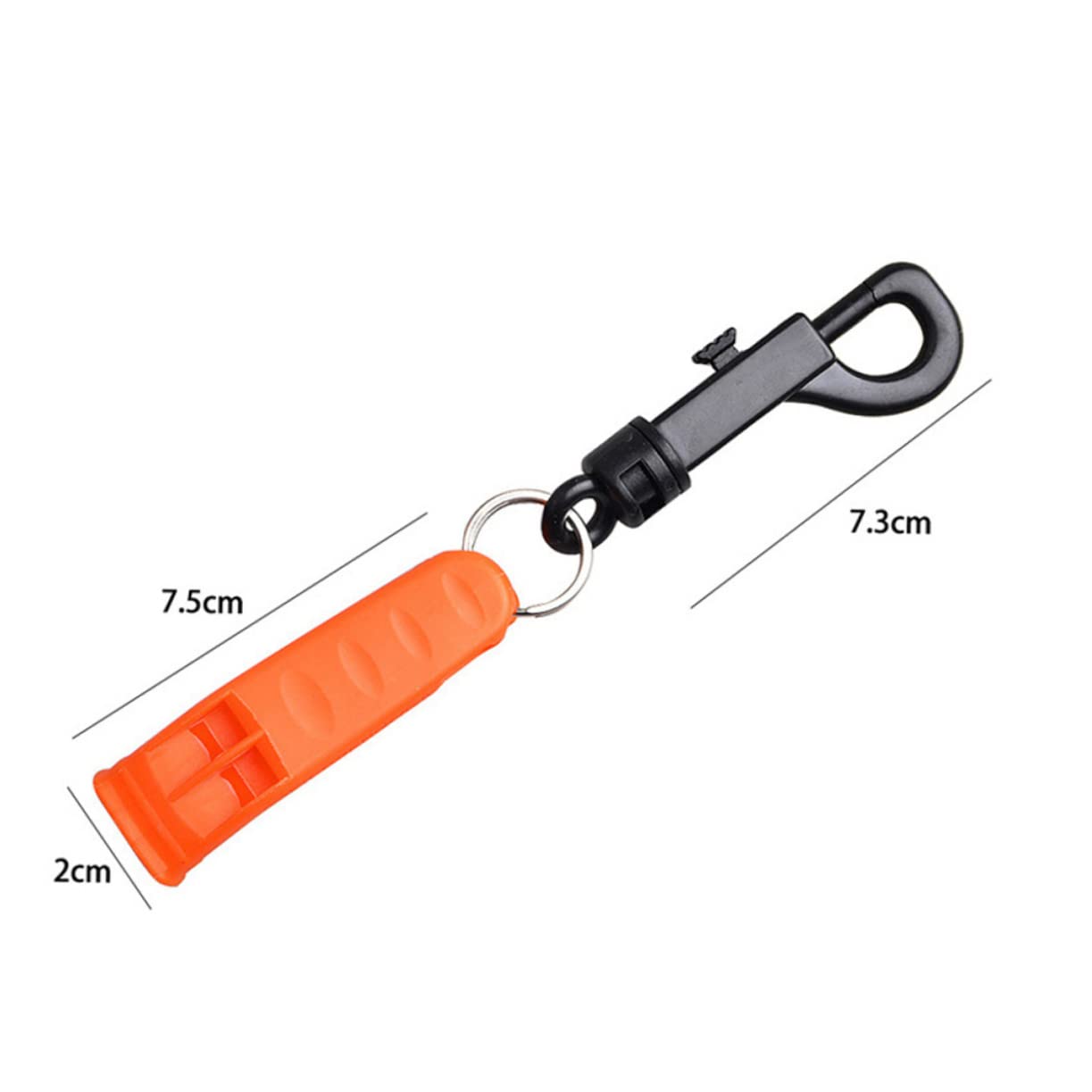 LIOOBO Camping Whistles 10 Pack Ultra-Loud Hiking Whistle for Outdoor Emergencies