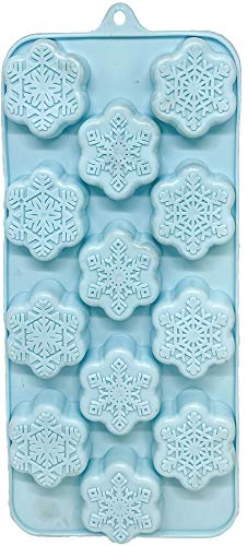Set de 6 moldes de silicona para cubitos de hielo navideños miniatura 7